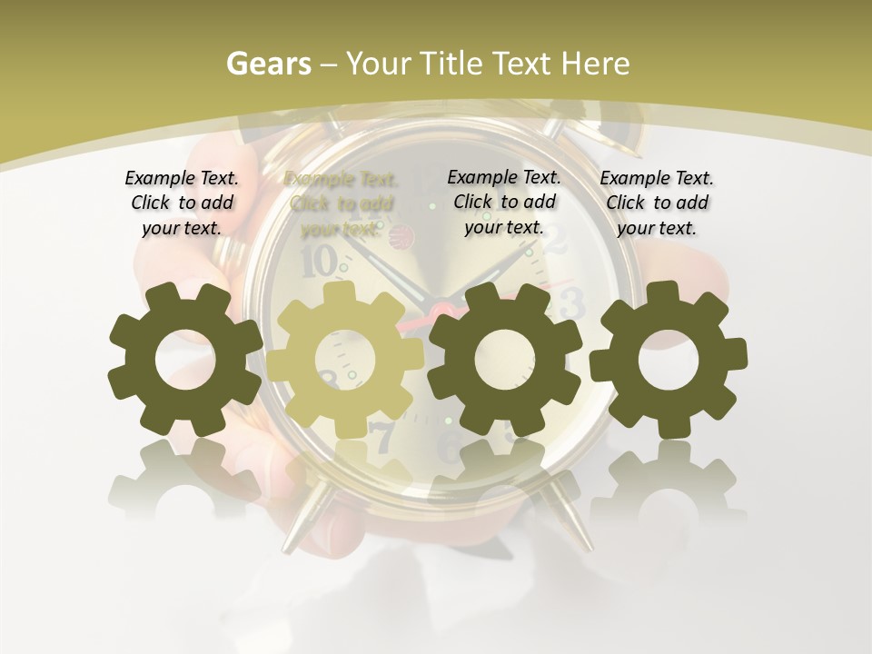 Deadline Clock Measurement PowerPoint Template