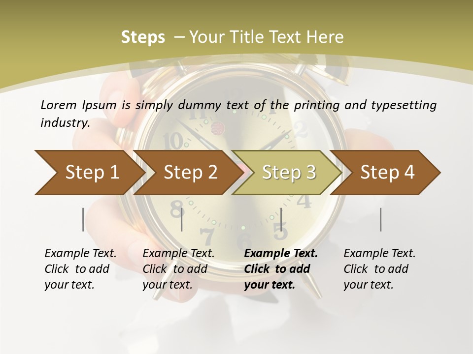 Deadline Clock Measurement PowerPoint Template