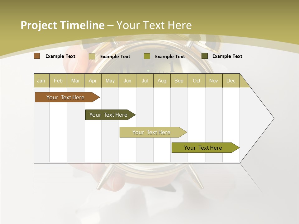 Deadline Clock Measurement PowerPoint Template