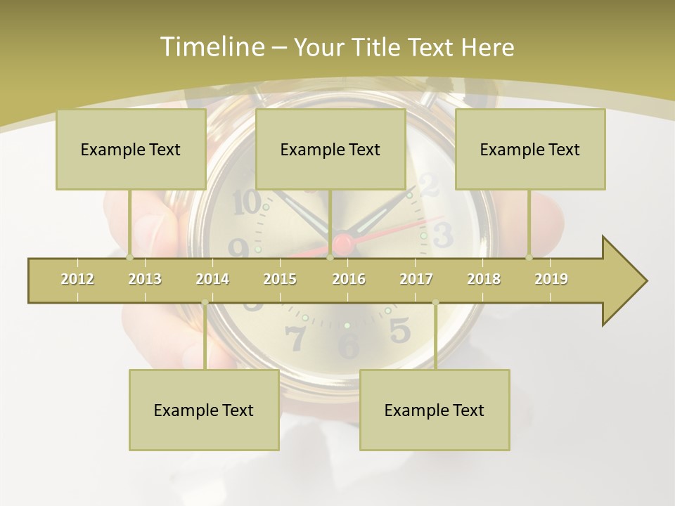 Deadline Clock Measurement PowerPoint Template