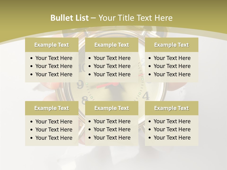 Deadline Clock Measurement PowerPoint Template