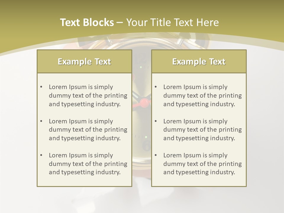 Deadline Clock Measurement PowerPoint Template