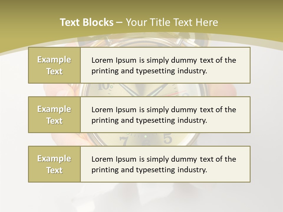 Deadline Clock Measurement PowerPoint Template