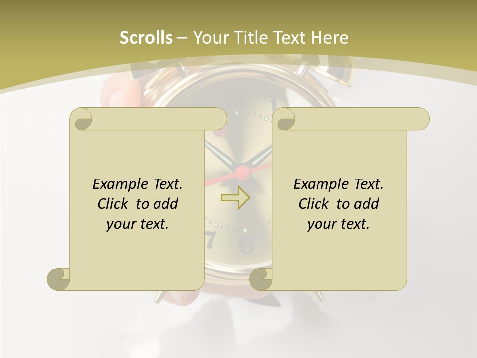 Deadline Clock Measurement PowerPoint Template