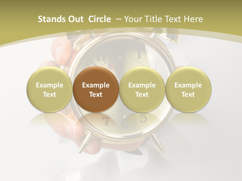 Deadline Clock Measurement PowerPoint Template