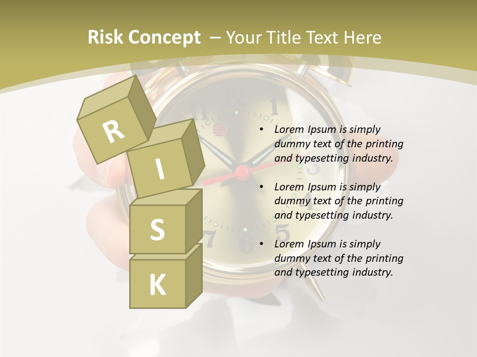 Deadline Clock Measurement PowerPoint Template