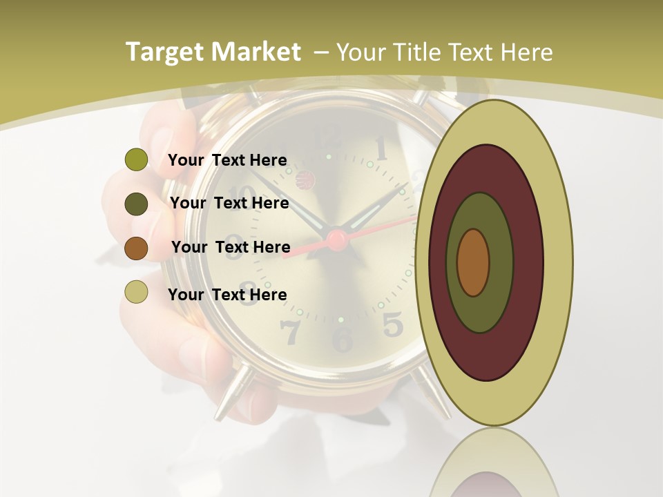 Deadline Clock Measurement PowerPoint Template