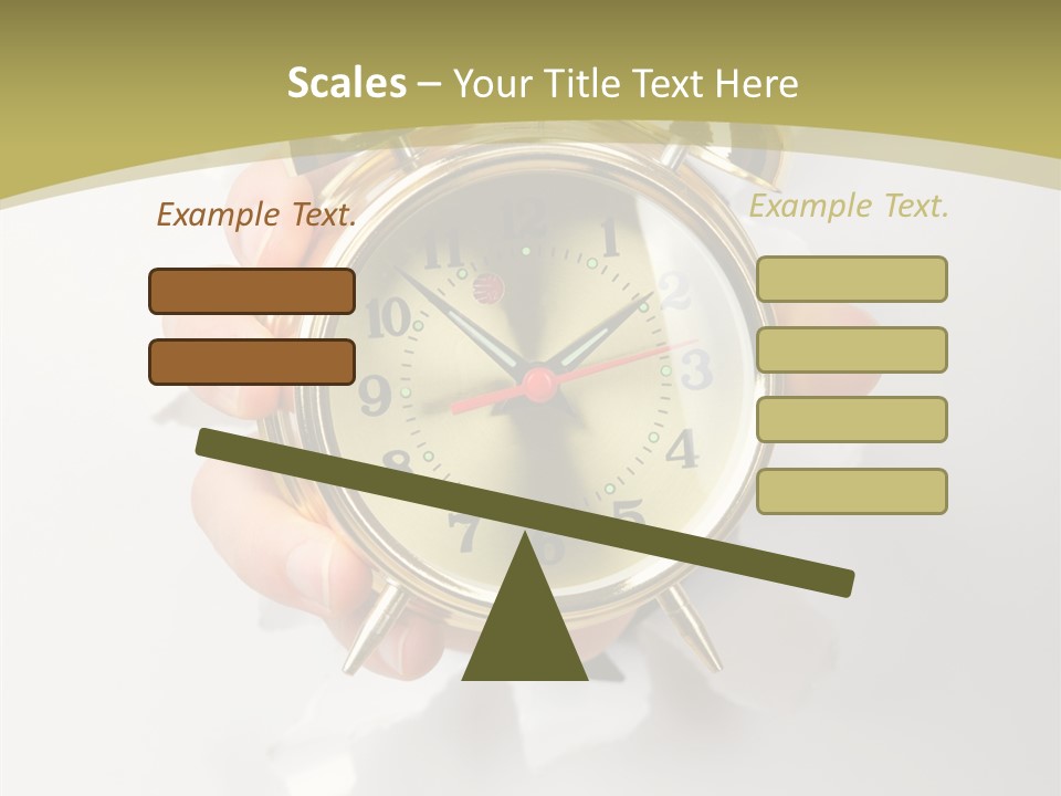 Deadline Clock Measurement PowerPoint Template