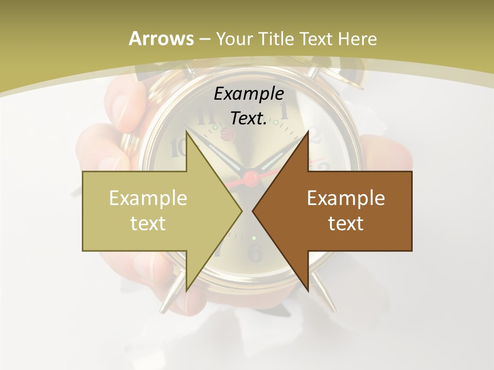 Deadline Clock Measurement PowerPoint Template