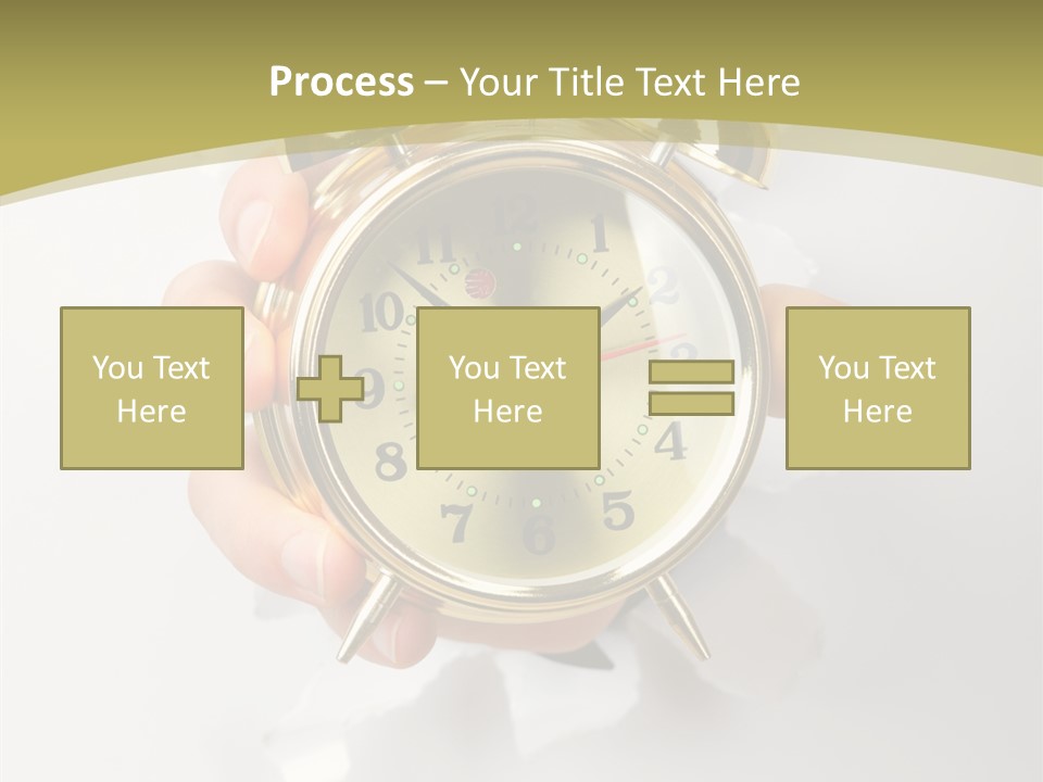 Deadline Clock Measurement PowerPoint Template