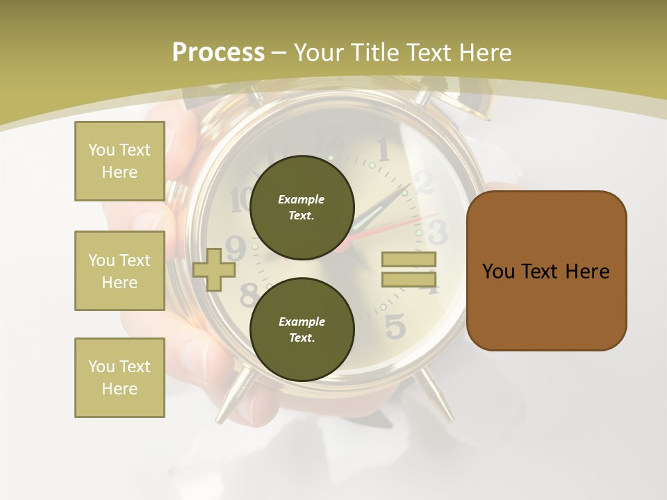 Deadline Clock Measurement PowerPoint Template