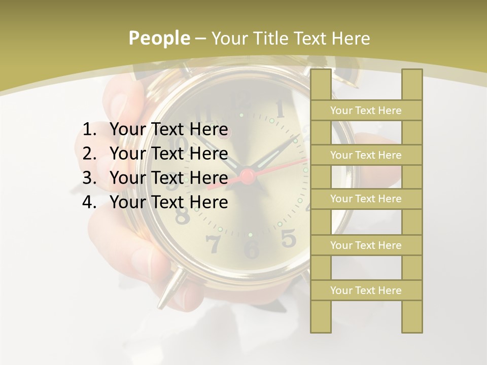 Deadline Clock Measurement PowerPoint Template