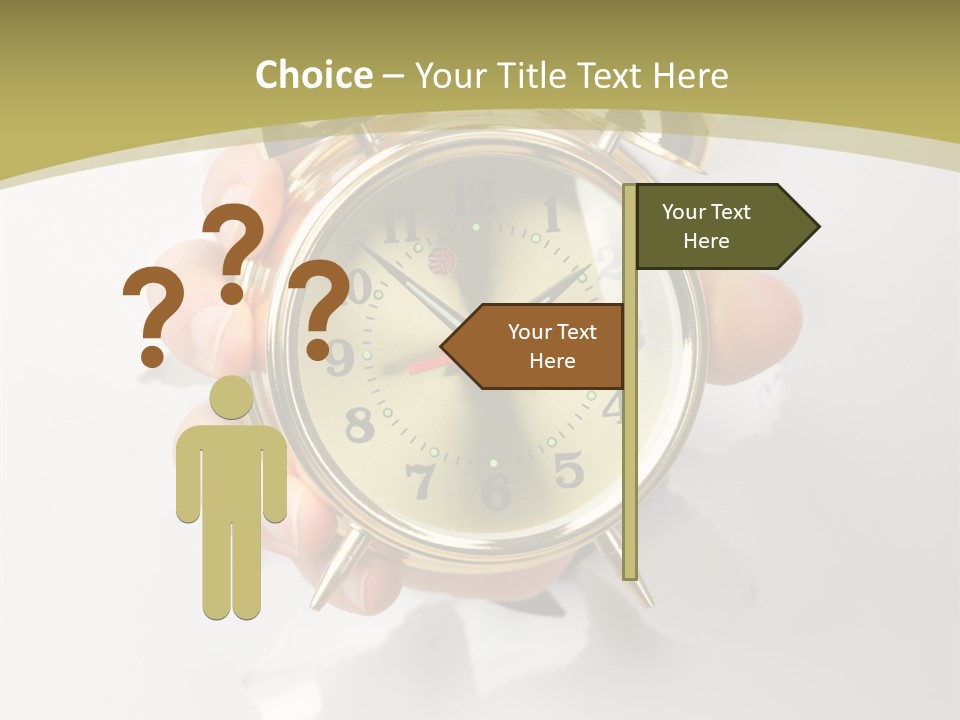 Deadline Clock Measurement PowerPoint Template