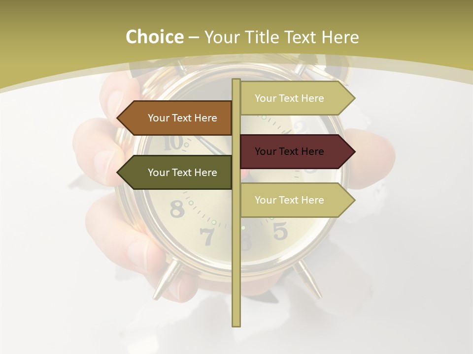 Deadline Clock Measurement PowerPoint Template