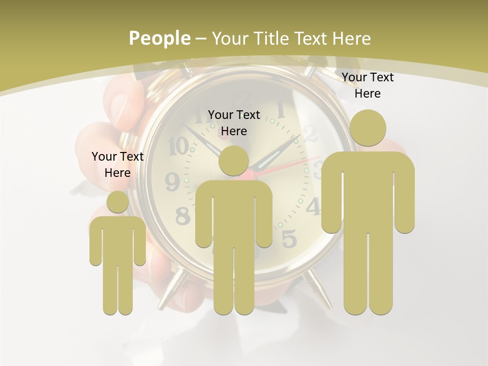 Deadline Clock Measurement PowerPoint Template