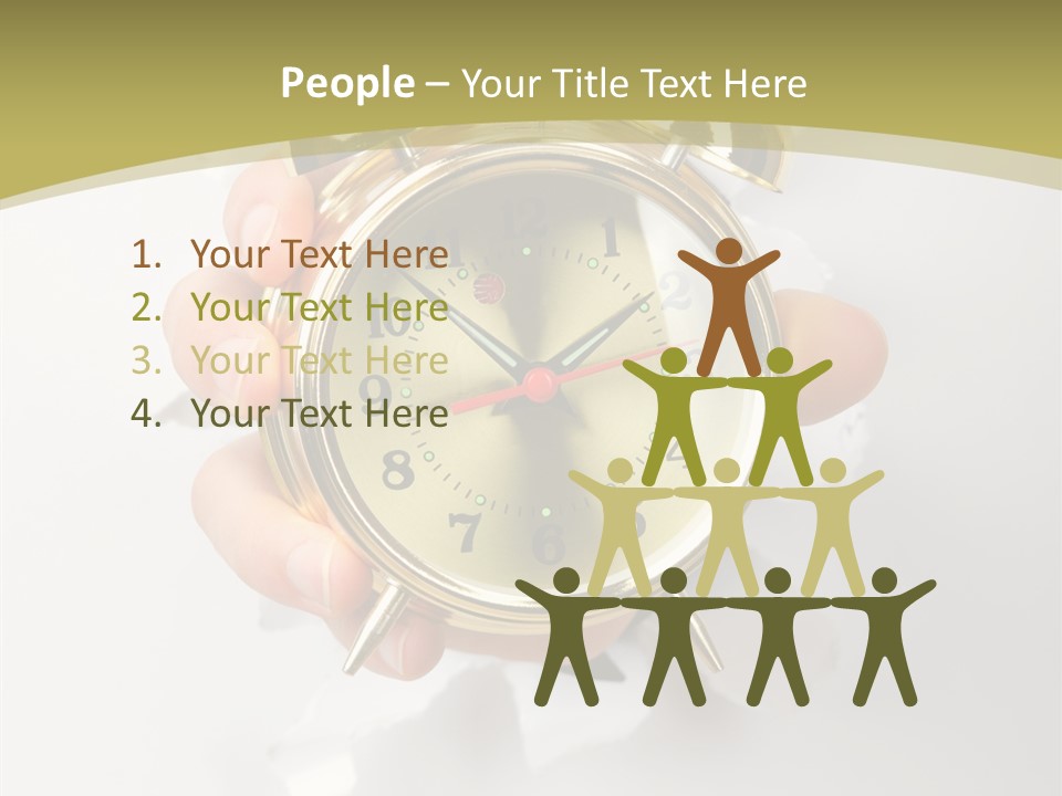 Deadline Clock Measurement PowerPoint Template