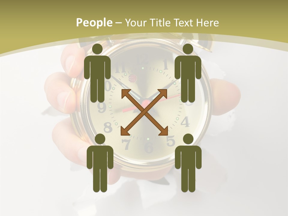 Deadline Clock Measurement PowerPoint Template