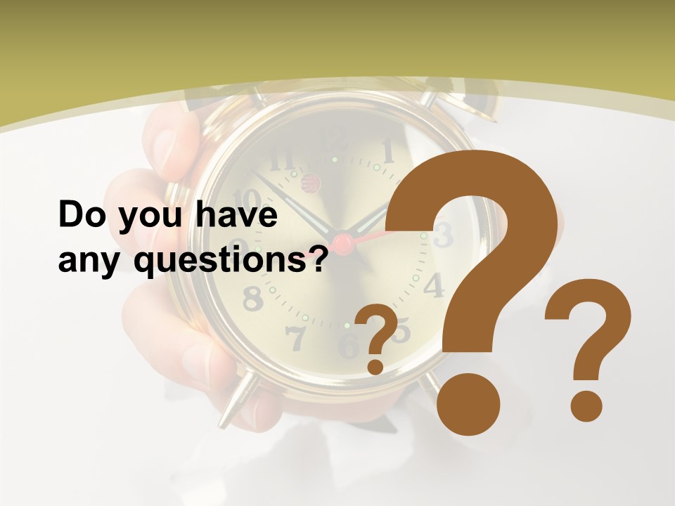 Deadline Clock Measurement PowerPoint Template