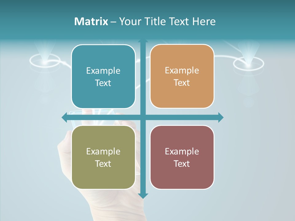 Object Media Man PowerPoint Template