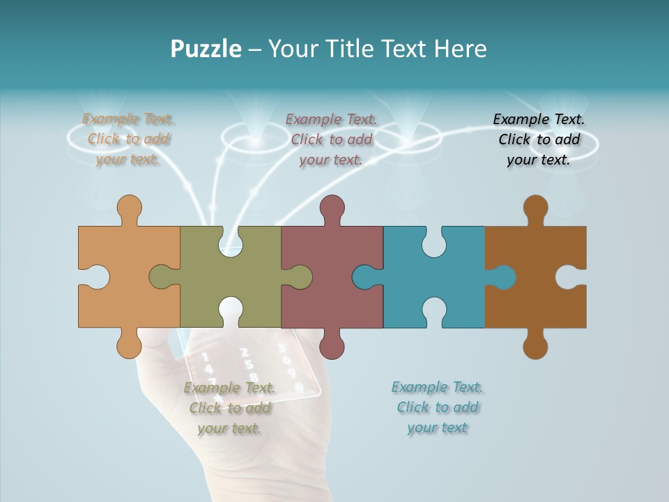 Object Media Man PowerPoint Template