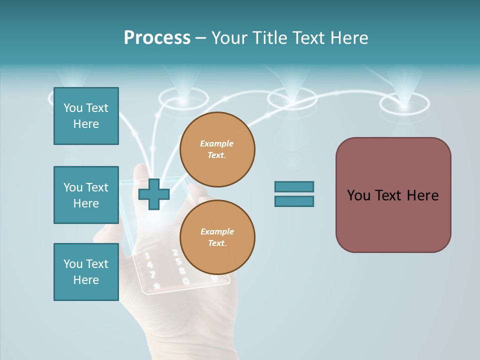 Object Media Man PowerPoint Template