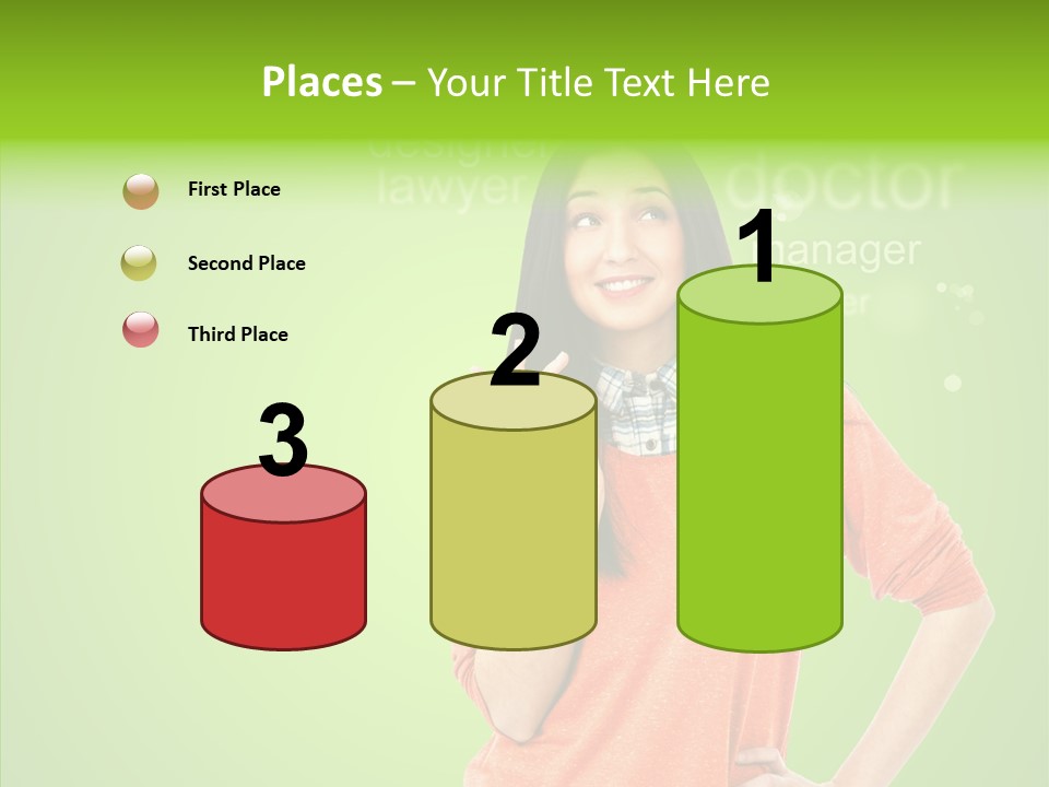 Worker Person Thinking PowerPoint Template