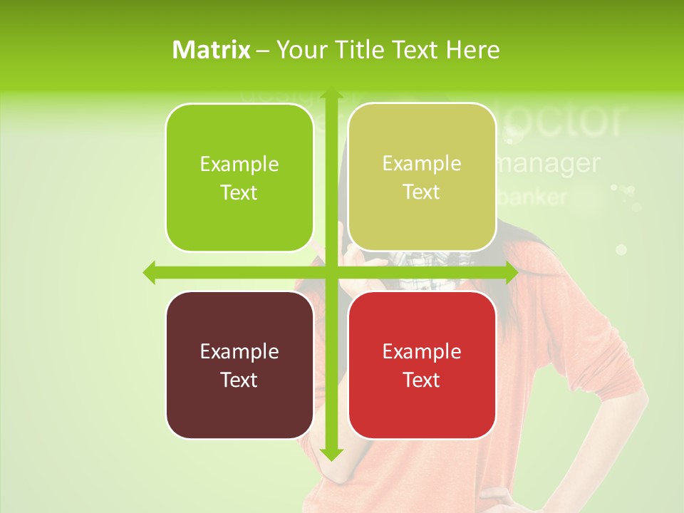 Worker Person Thinking PowerPoint Template