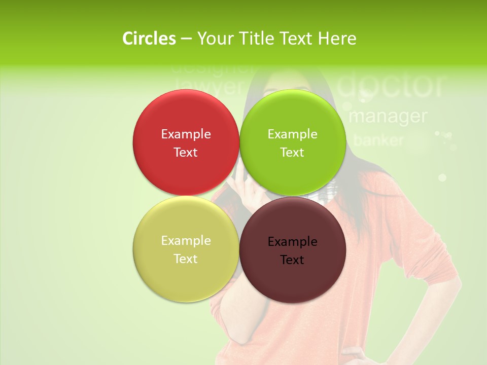 Worker Person Thinking PowerPoint Template