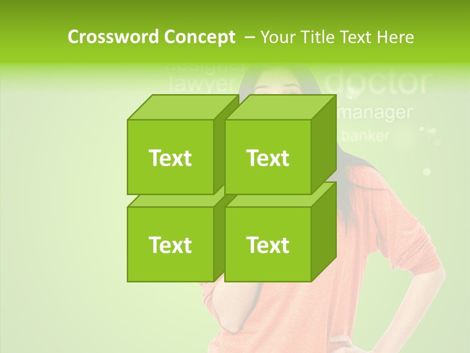 Worker Person Thinking PowerPoint Template