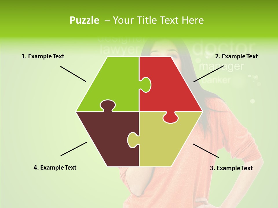 Worker Person Thinking PowerPoint Template