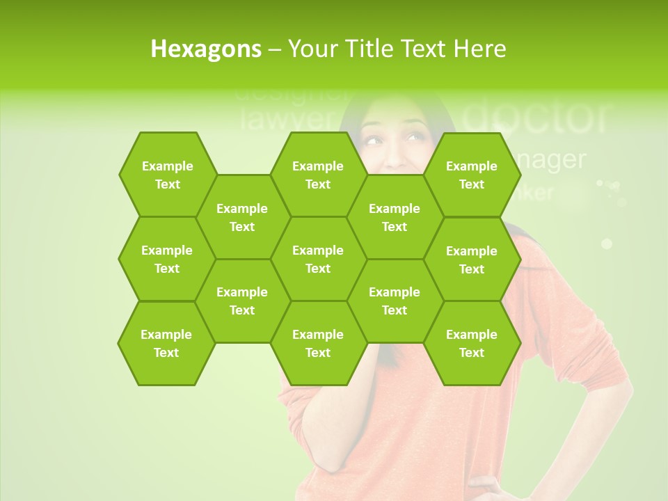 Worker Person Thinking PowerPoint Template