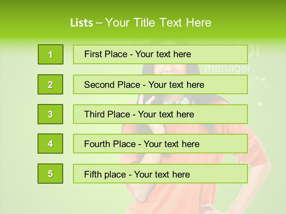 Worker Person Thinking PowerPoint Template