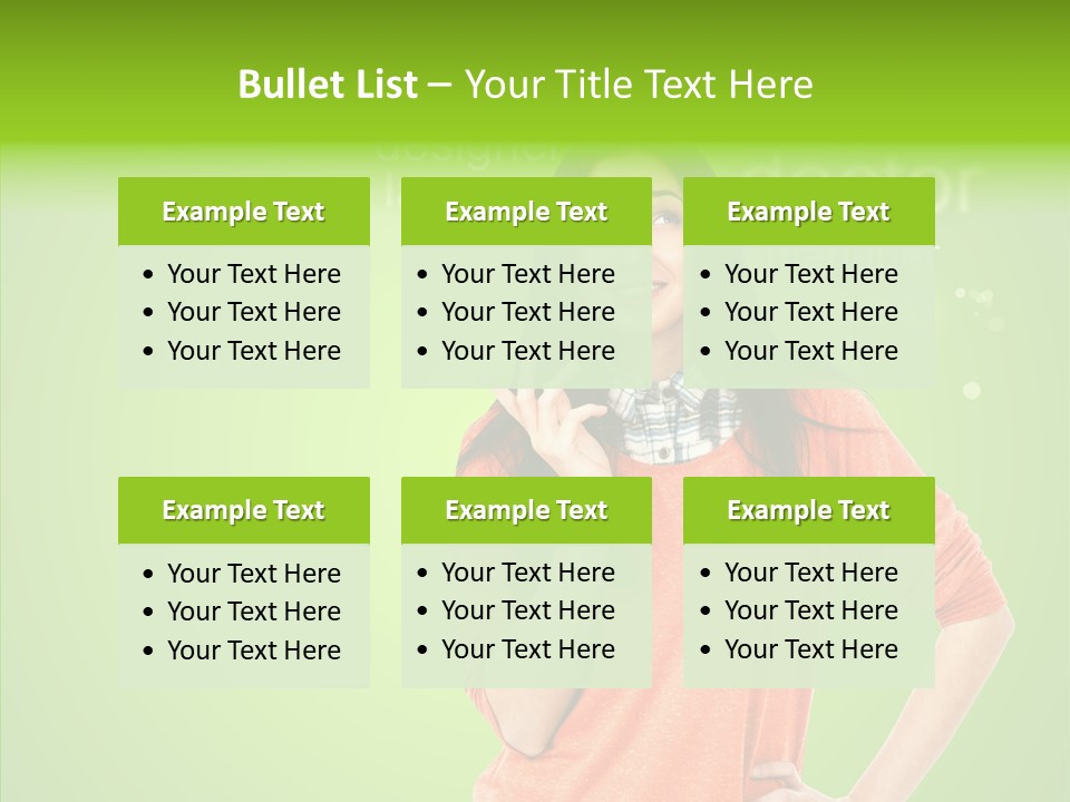 Worker Person Thinking PowerPoint Template