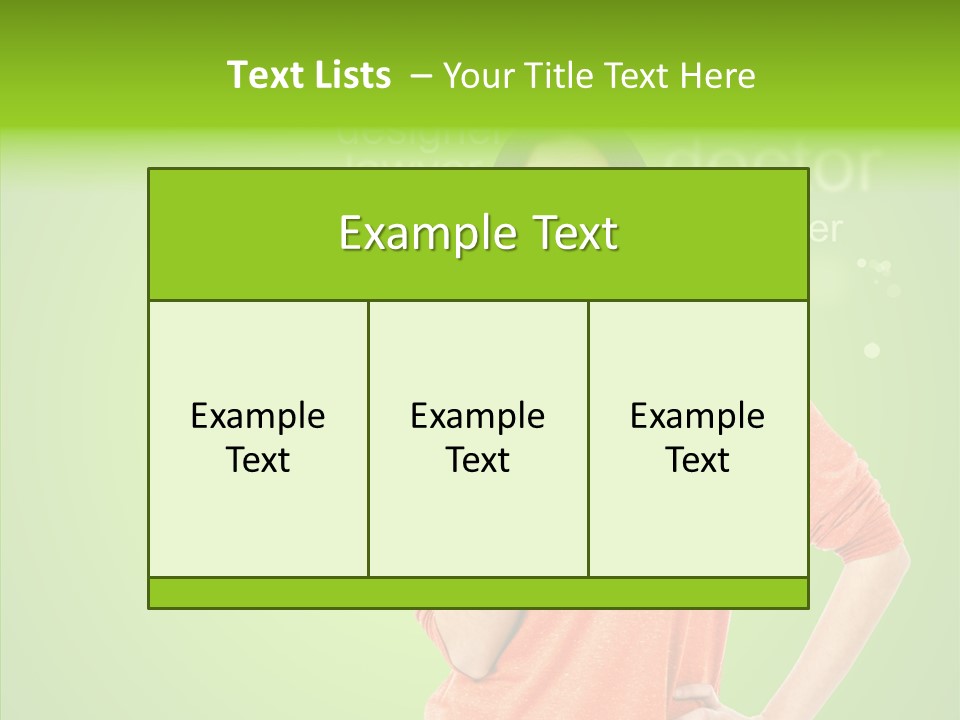 Worker Person Thinking PowerPoint Template