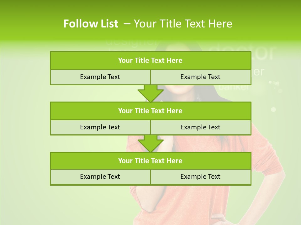 Worker Person Thinking PowerPoint Template