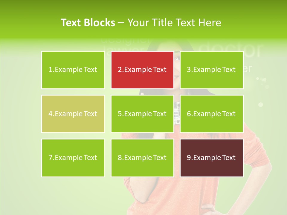 Worker Person Thinking PowerPoint Template