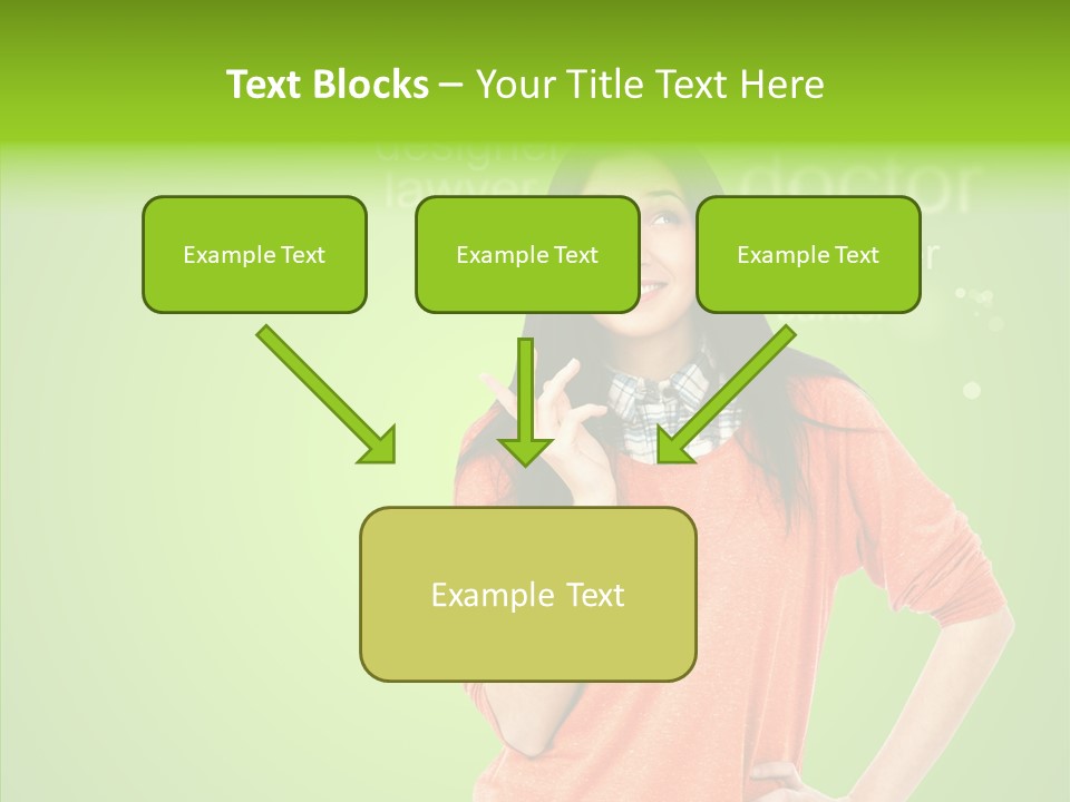 Worker Person Thinking PowerPoint Template