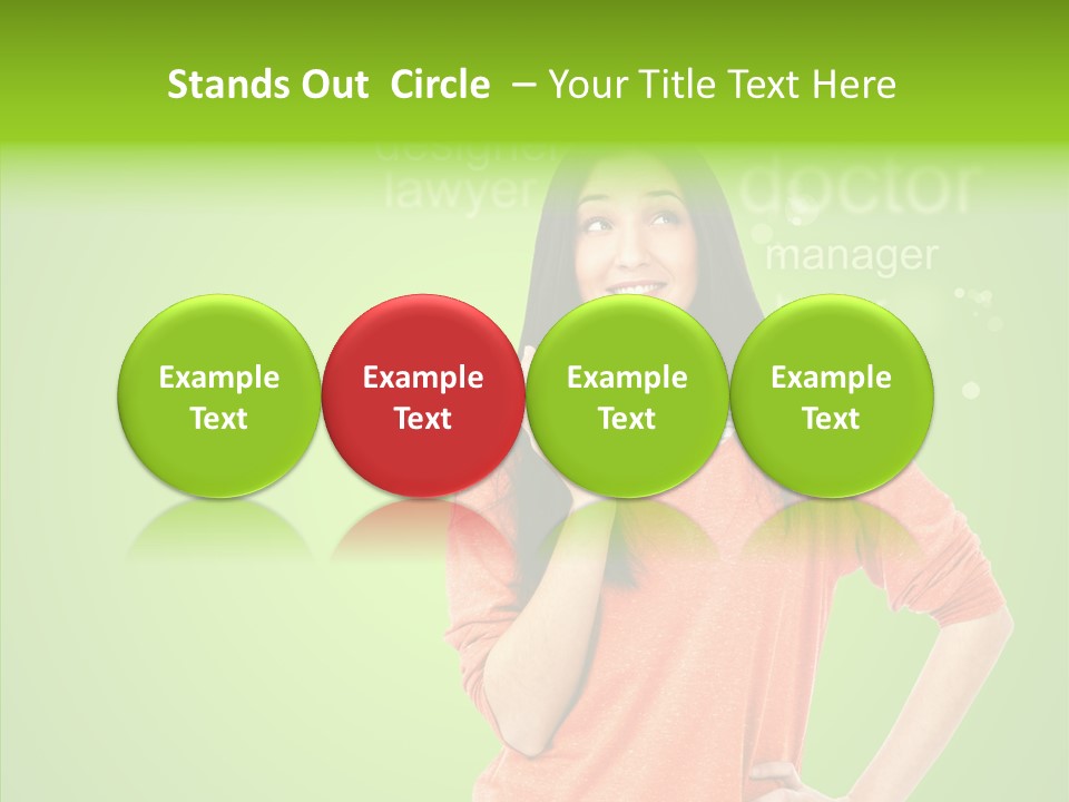 Worker Person Thinking PowerPoint Template