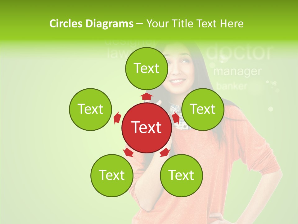 Worker Person Thinking PowerPoint Template