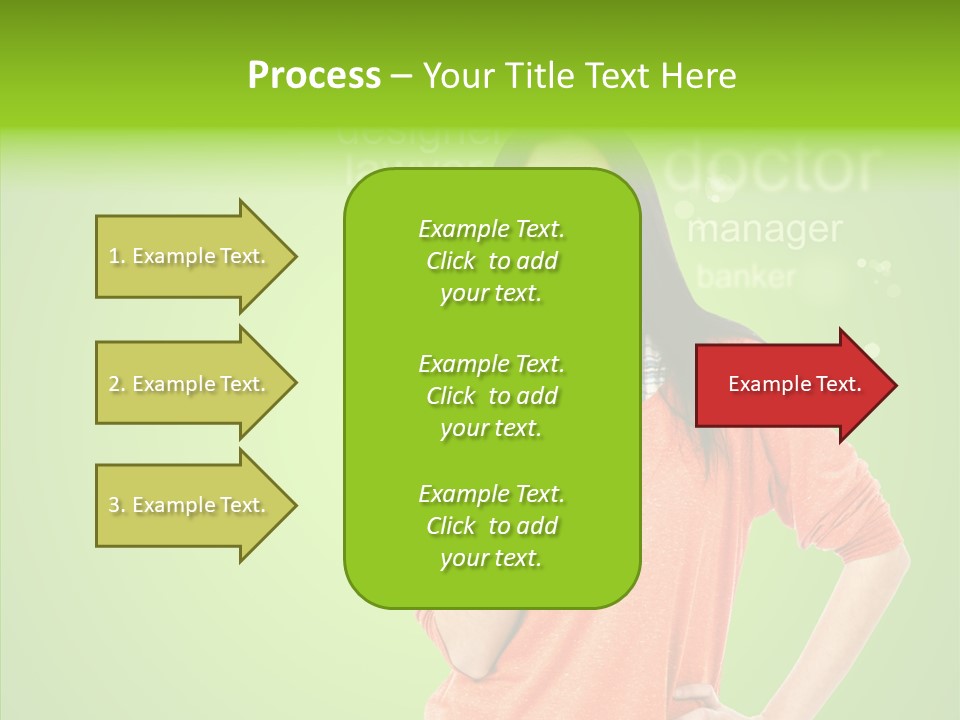 Worker Person Thinking PowerPoint Template