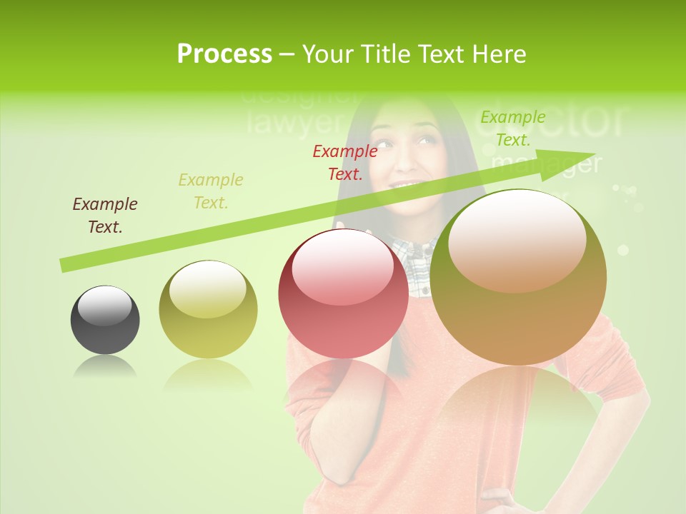 Worker Person Thinking PowerPoint Template