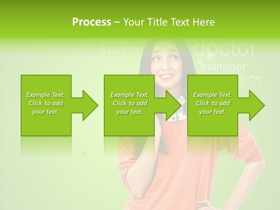 Worker Person Thinking PowerPoint Template