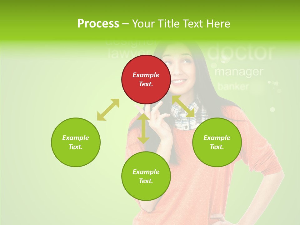 Worker Person Thinking PowerPoint Template