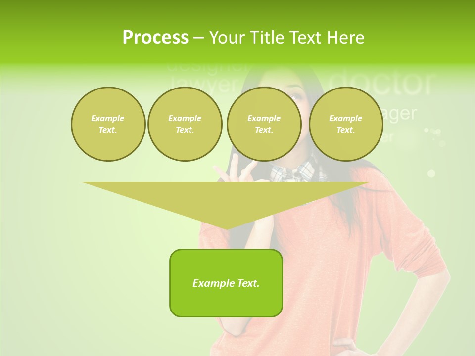 Worker Person Thinking PowerPoint Template