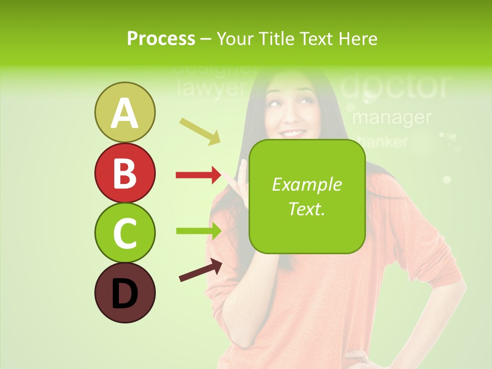 Worker Person Thinking PowerPoint Template