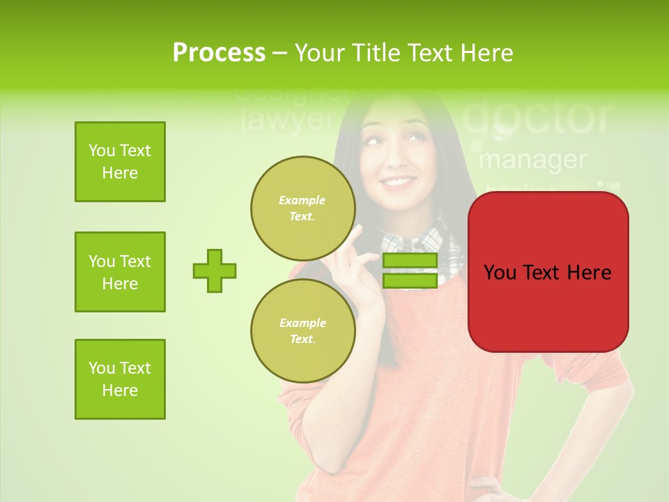 Worker Person Thinking PowerPoint Template