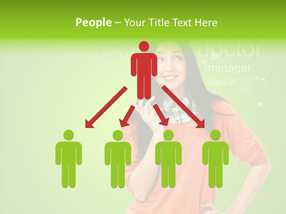 Worker Person Thinking PowerPoint Template