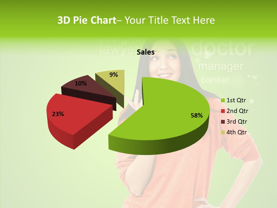 Worker Person Thinking PowerPoint Template