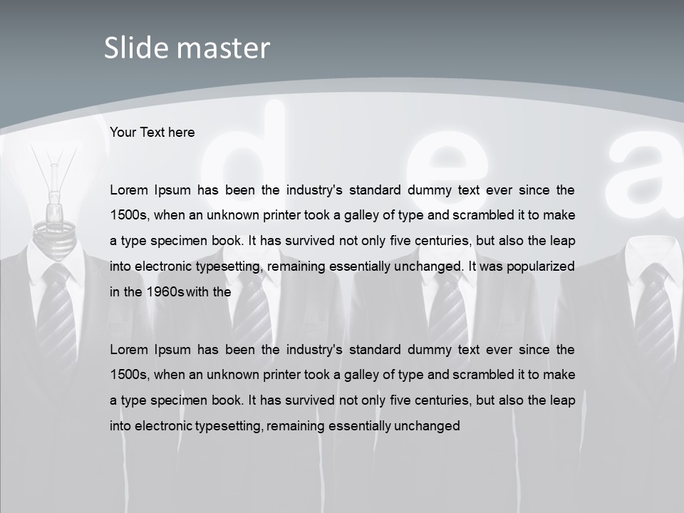 Expertise Symbol Energy PowerPoint Template