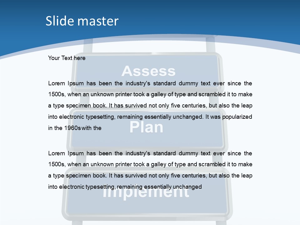 Finance Label Industry PowerPoint Template